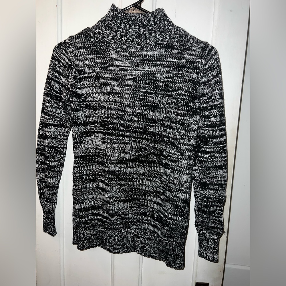 Grey and White sweater